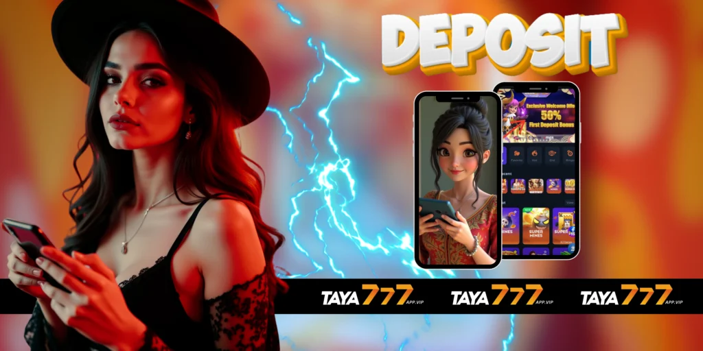 TAYA777 APP CASINO DEPOSIT BANNER