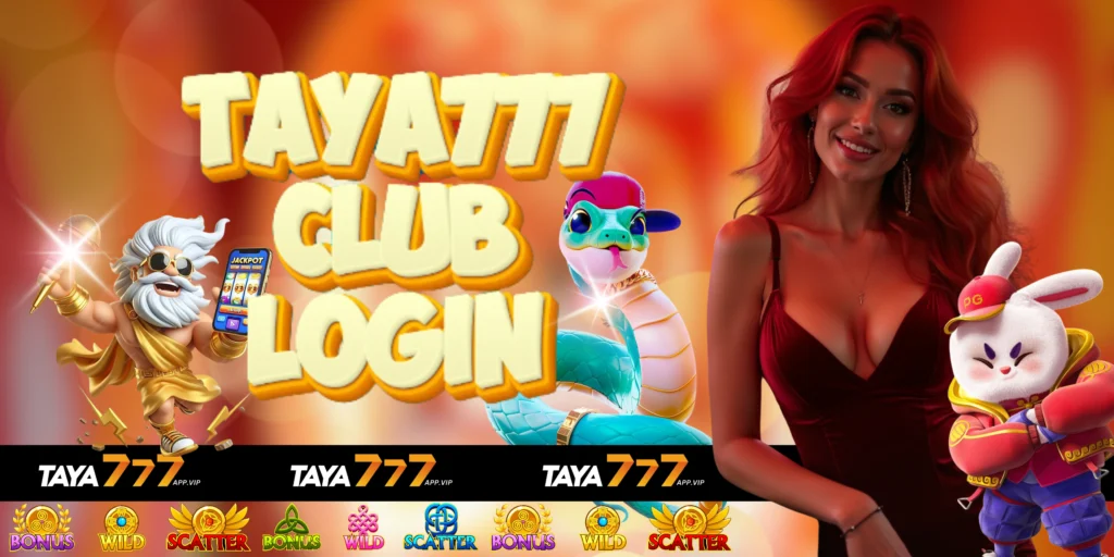 TAYA777 APP CLUB LOG IN BANNER